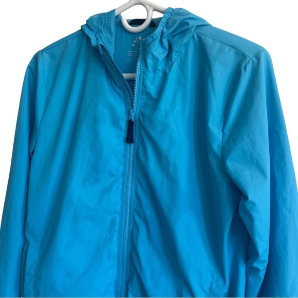 Primary Kids Packable Windbreaker, Sea Blue, Size 12 - Picture 3 of 7